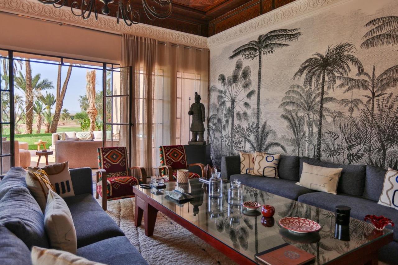 Villa May Sur Le Golf De La Palmeraie With Cooker And Butler Included Marrakesh Exterior foto