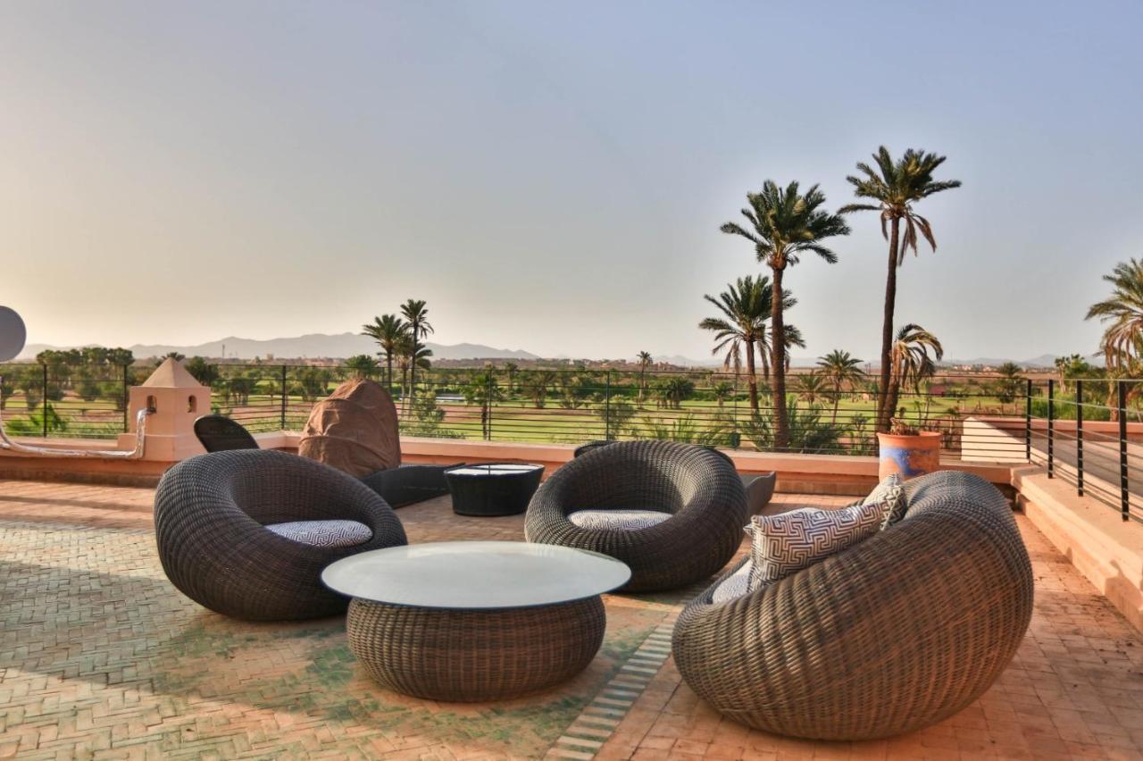 Villa May Sur Le Golf De La Palmeraie With Cooker And Butler Included Marrakesh Exterior foto
