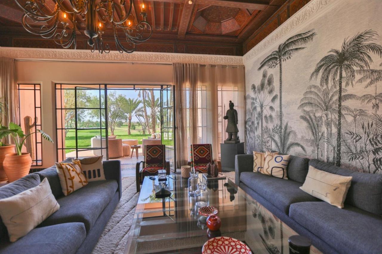 Villa May Sur Le Golf De La Palmeraie With Cooker And Butler Included Marrakesh Exterior foto